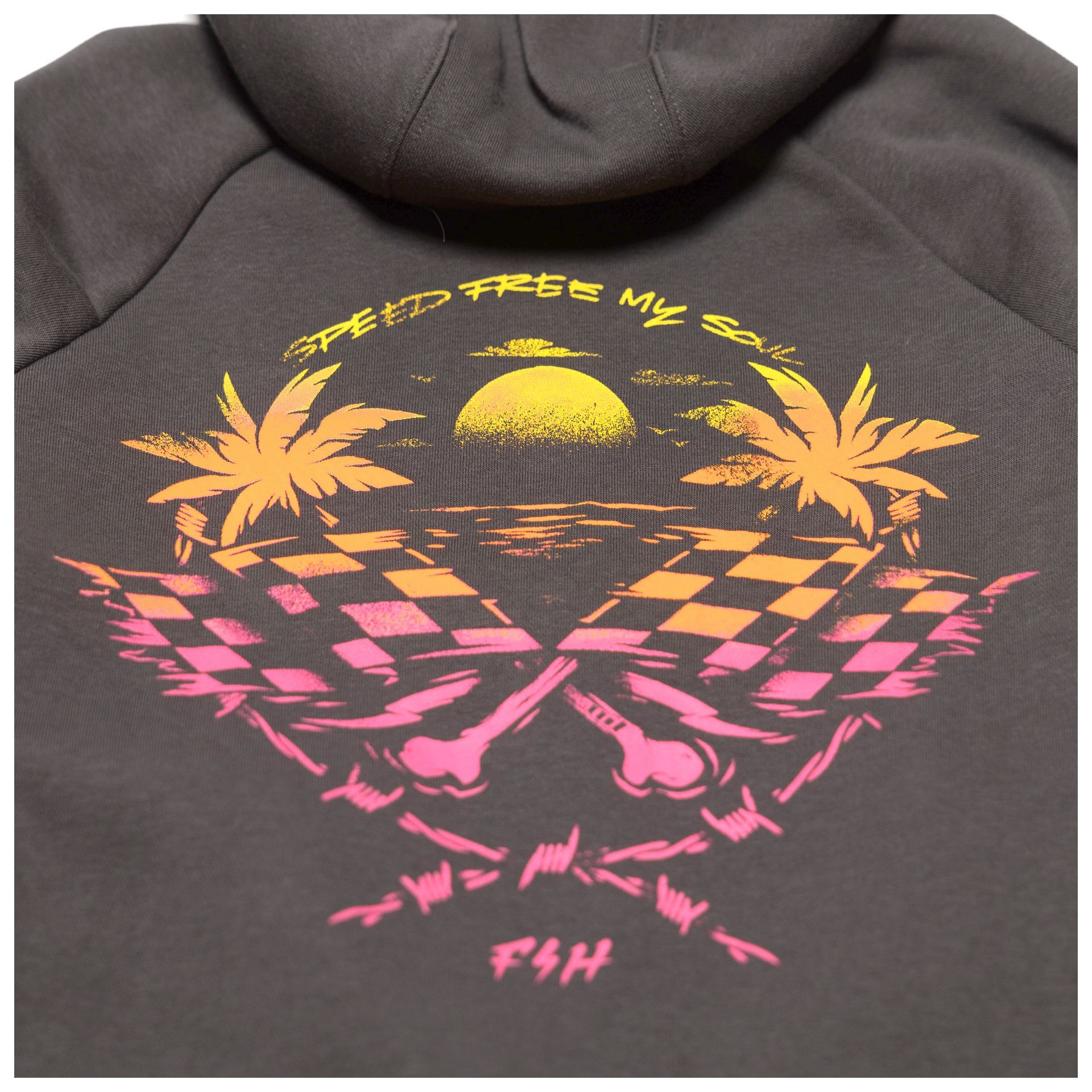 FastHouse WMN SUNSTRCK HDPLLOVR BLK 2X