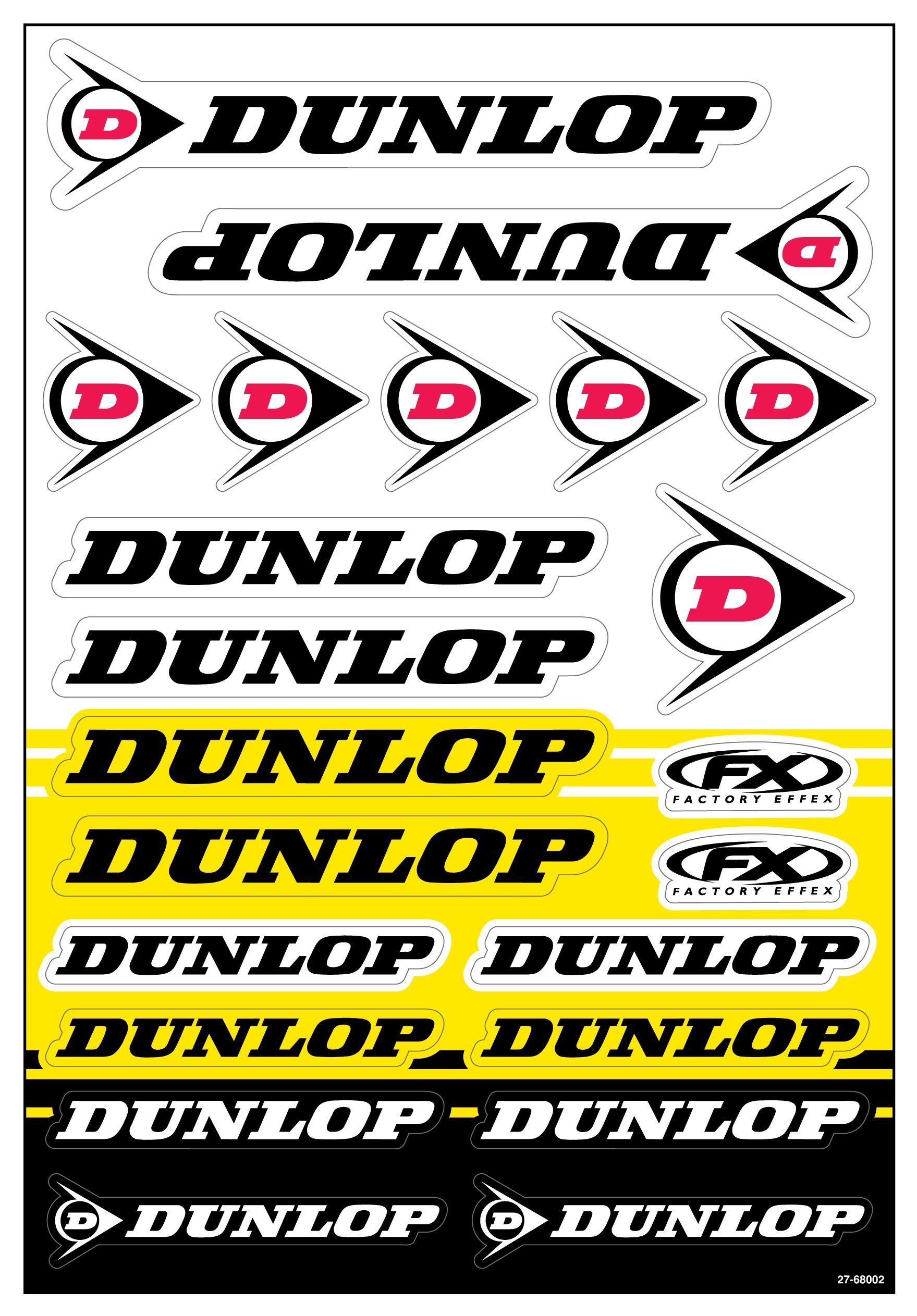 Factory Effex Dunlop Sticker Sheet undefined