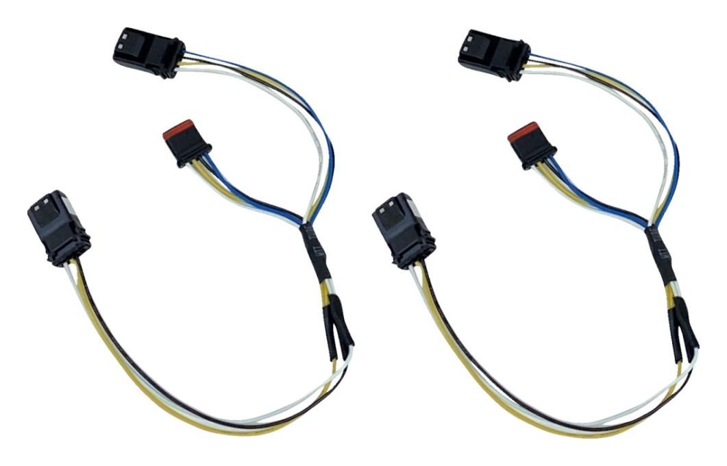 Custom Dynamics Micro Bullet Turn Signal Front Adapters For Harley Softail 2018-2025 undefined