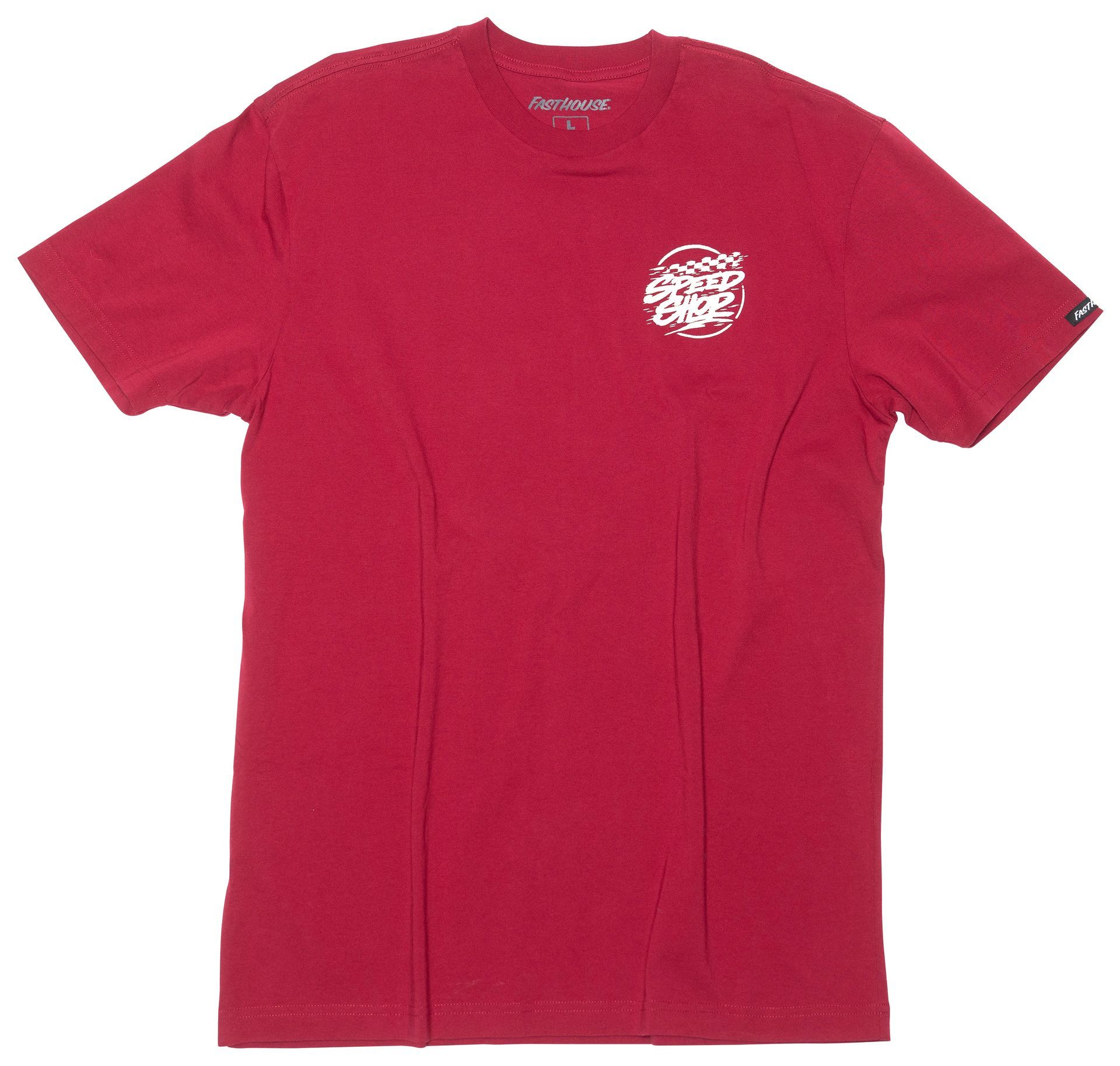 FastHouse BURNER SS TEE CARDINAL SM