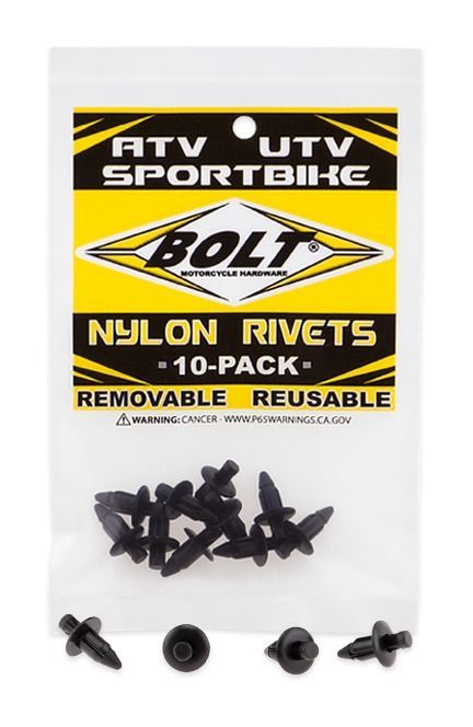 Bolt Hardware Push Rivet Kit 6mm