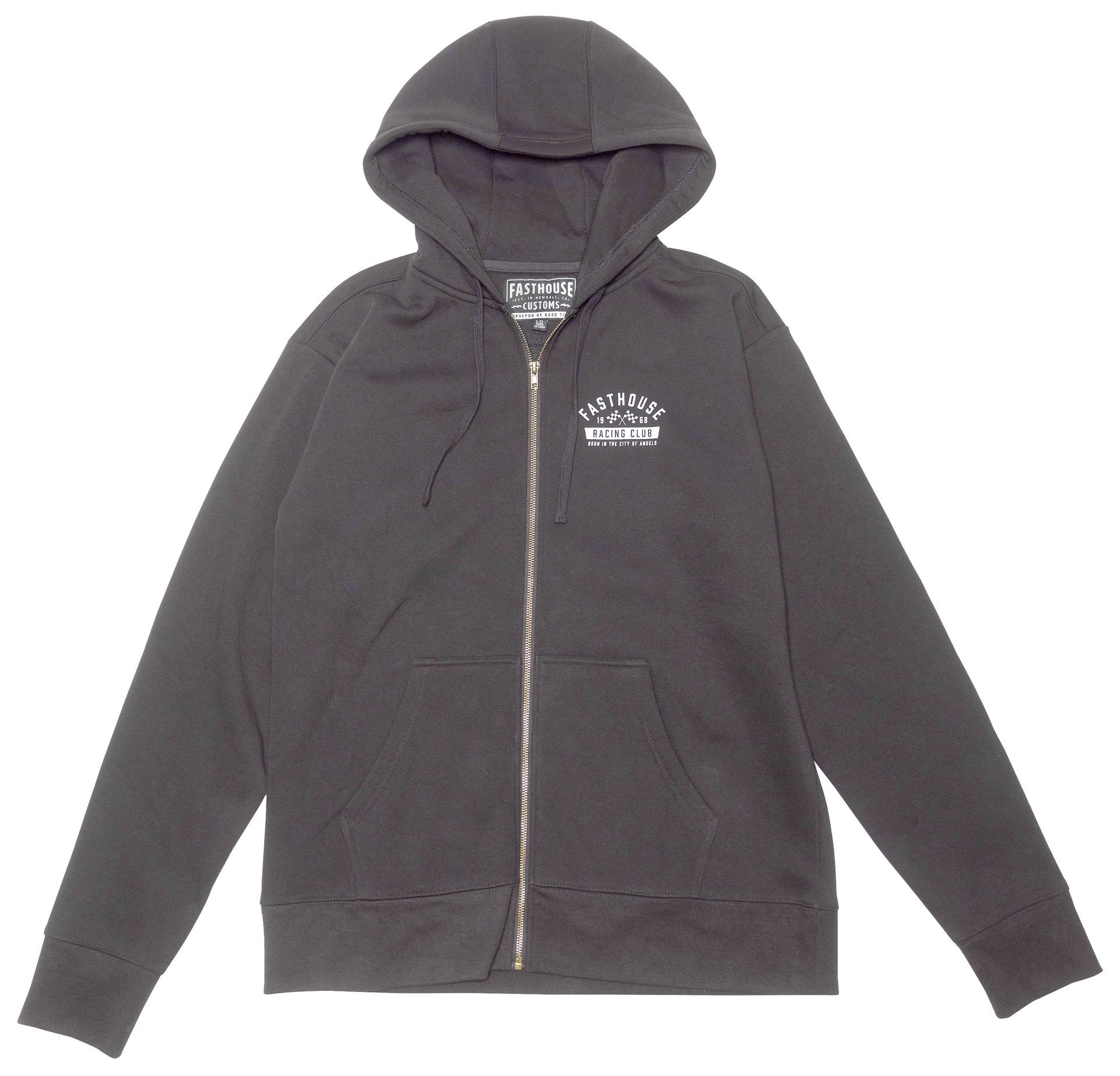 FastHouse ACCLAIM HOOD ZIP-UP BLACK SM