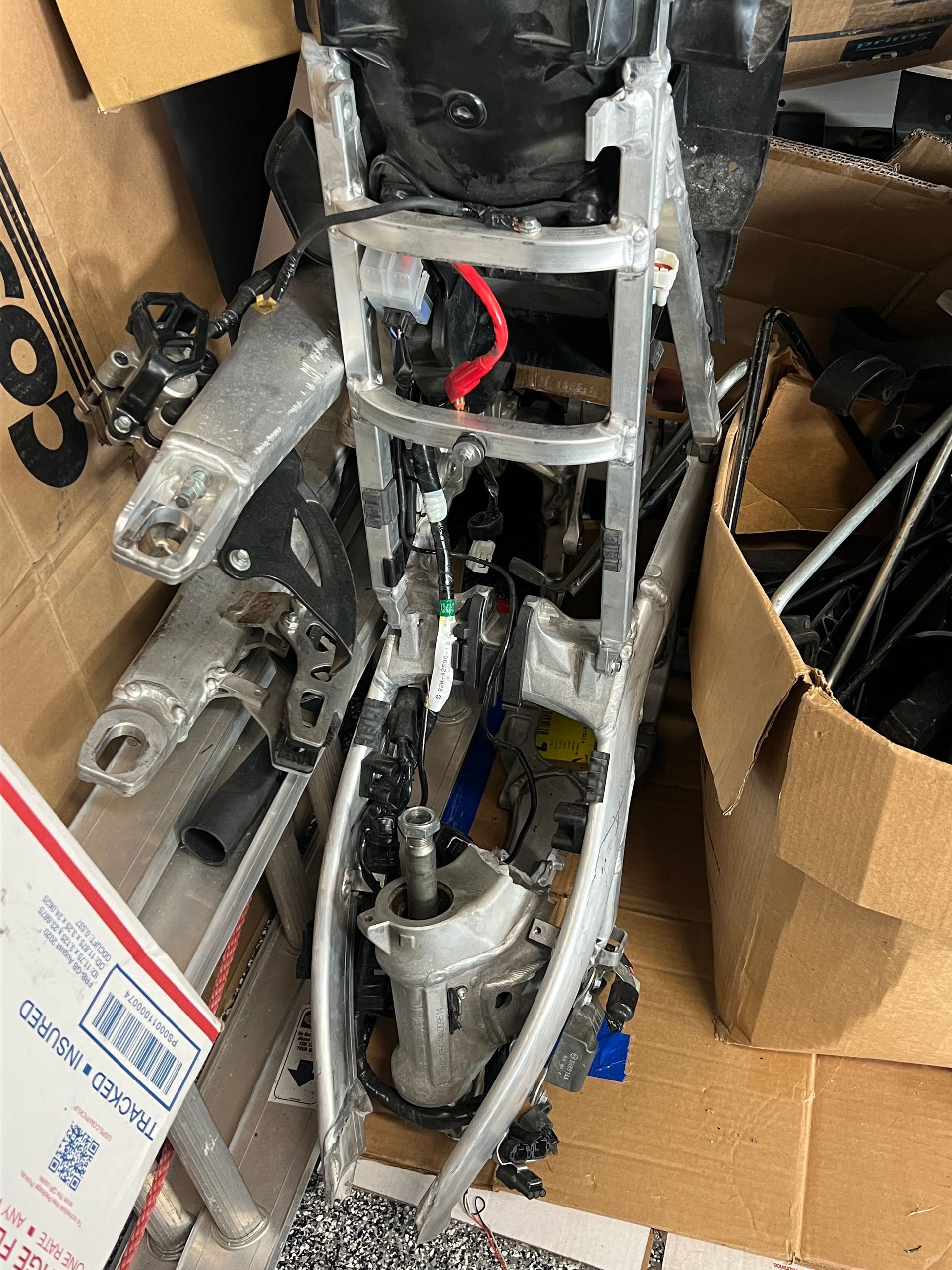 2021 Yamaha YZ450F Title And Frame 