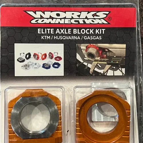Brand New Works Connection Elite Axle Block Kit P/N 17-263