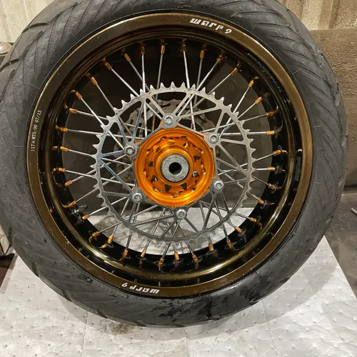 Warp 9 Supermoto Wheel Set/Rotor