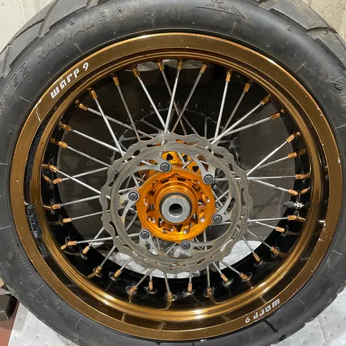 Warp 9 Supermoto Wheel Set/Rotor