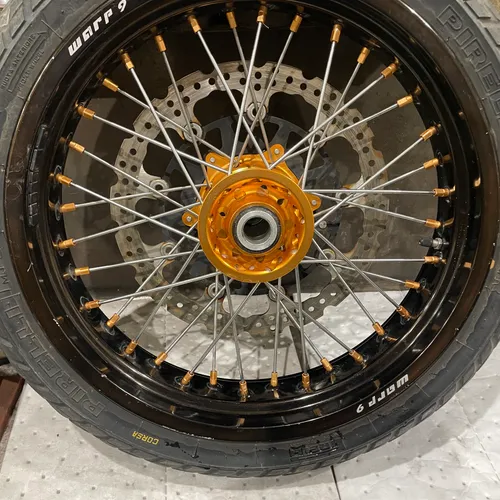 Warp 9 Supermoto Wheel Set/Rotor