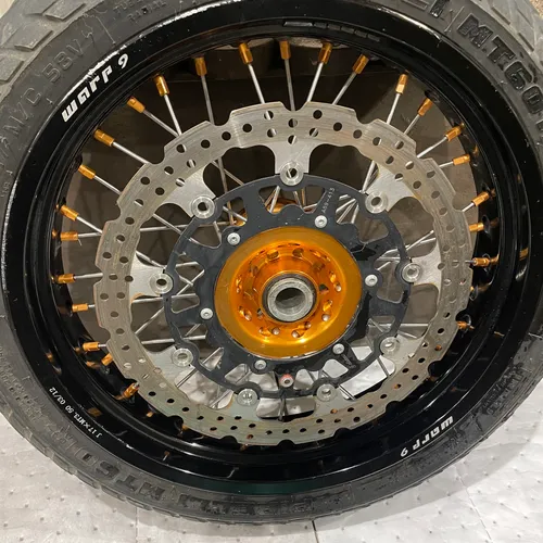 Warp 9 Supermoto Wheel Set/Rotor