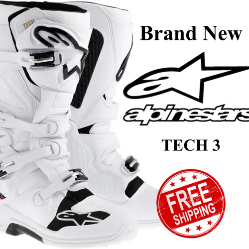 Alpinestars Tech 7 Motocross Boot White  *NEW*