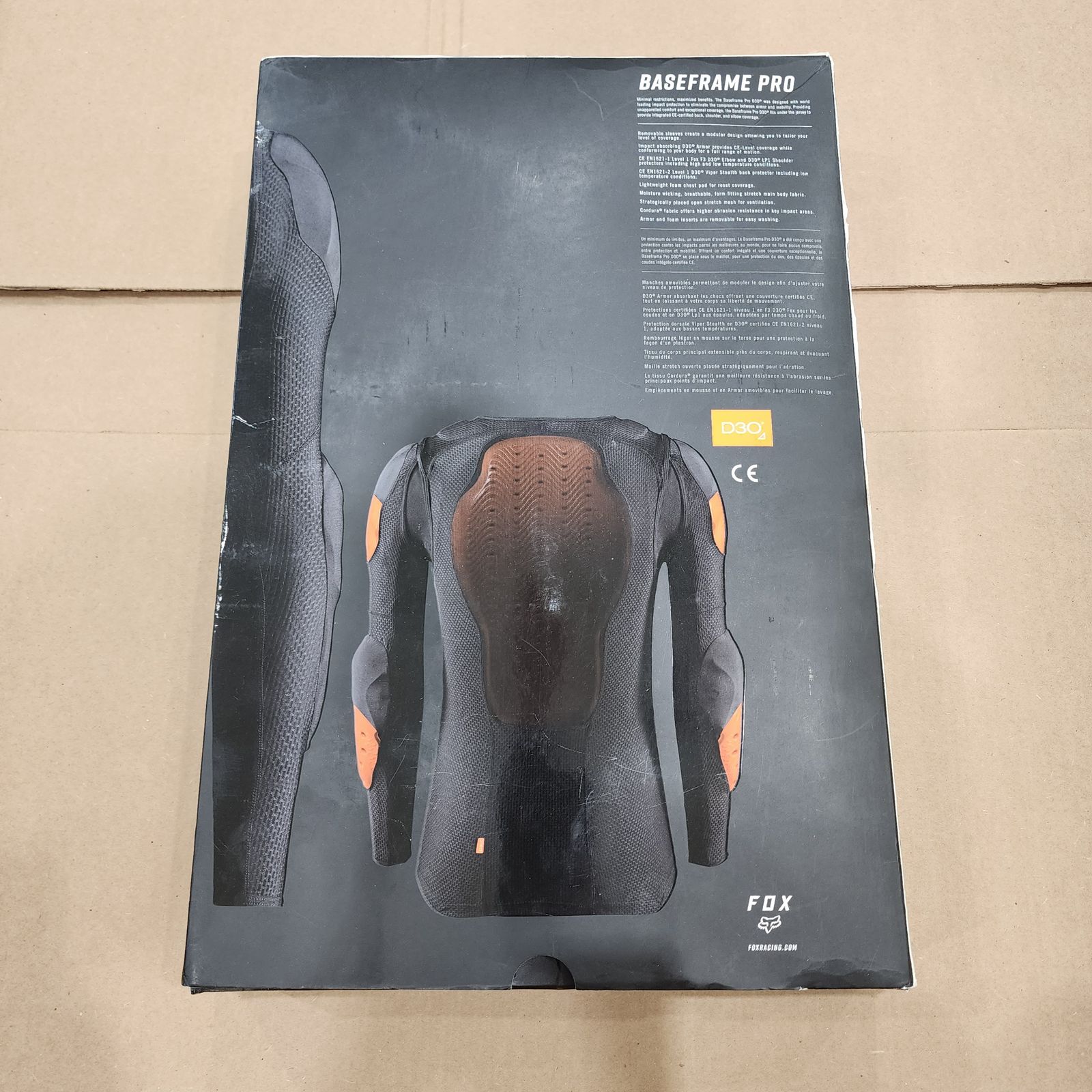 Fox baseframe sales pro d3o