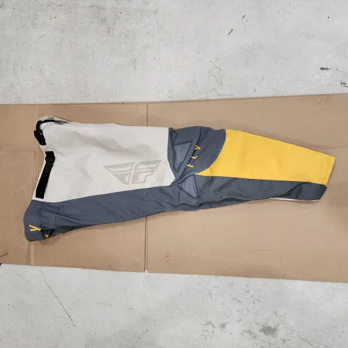 Fly Racing Kinetic Pant Yellow Tan Size 40