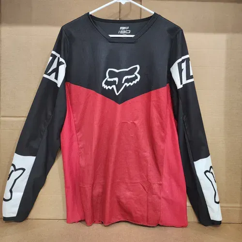 Fox Racing 180 Revn Jersey Red Large