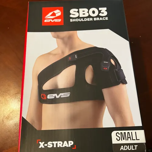 EVS SB03 Shoulder Brace Black Small Motocross