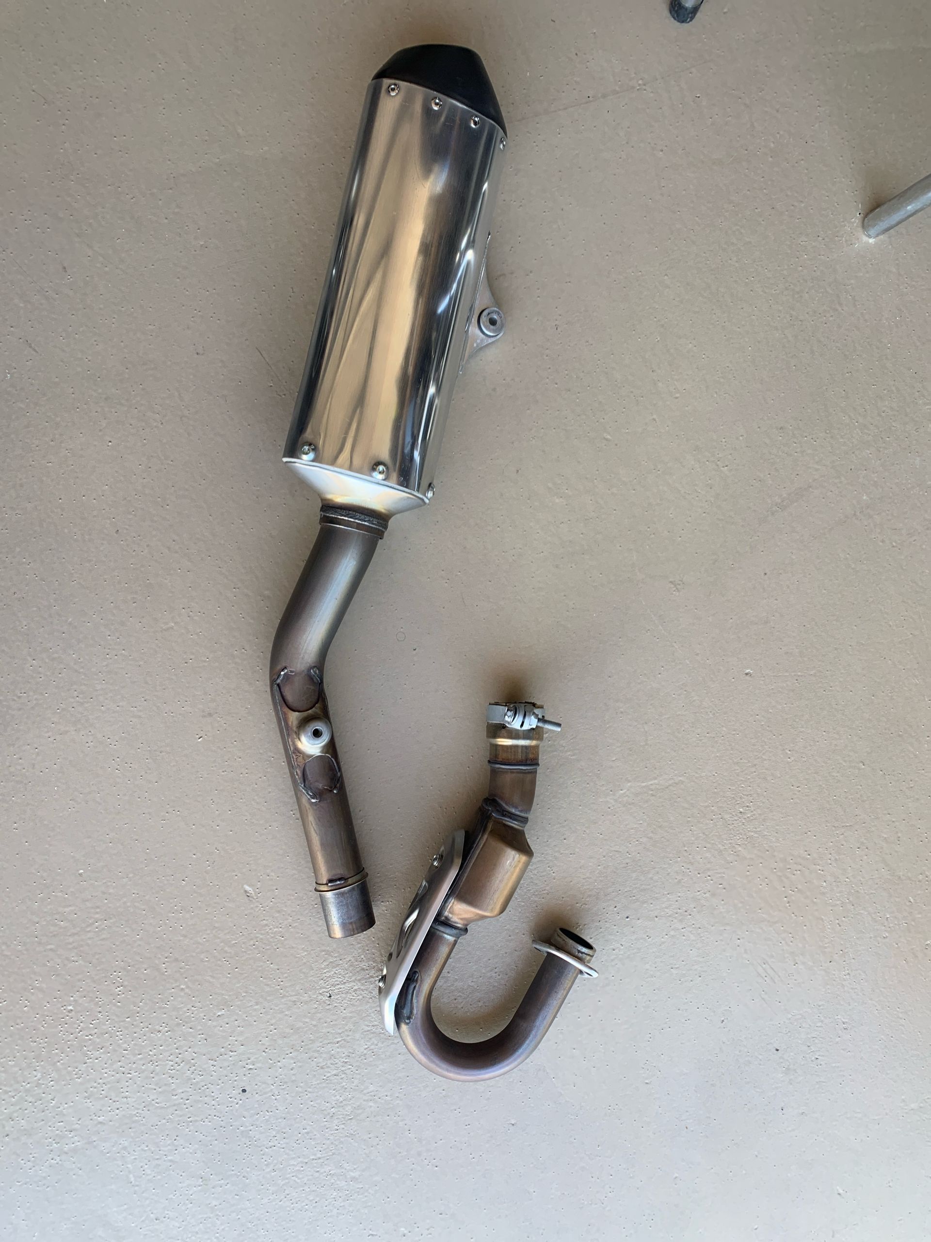 2024 Kx250 Full Exhaust OEM Polished Muffler 