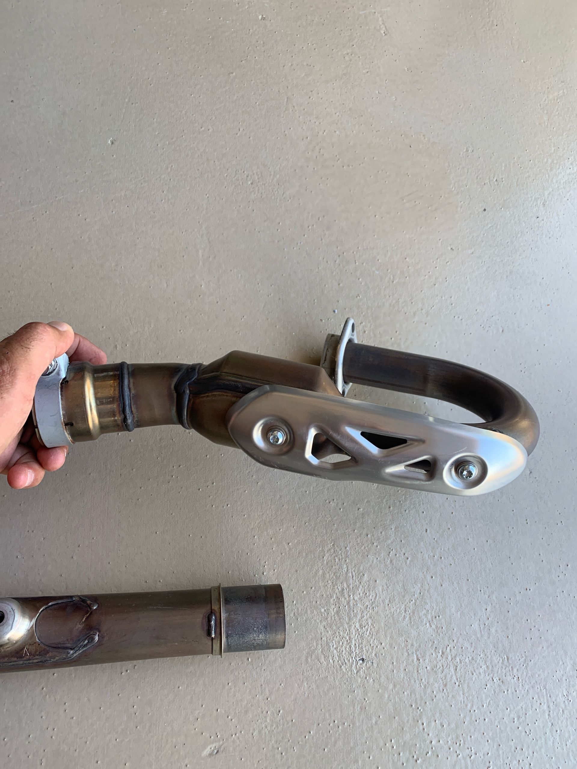 2024 Kx250 Full Exhaust OEM Polished Muffler 