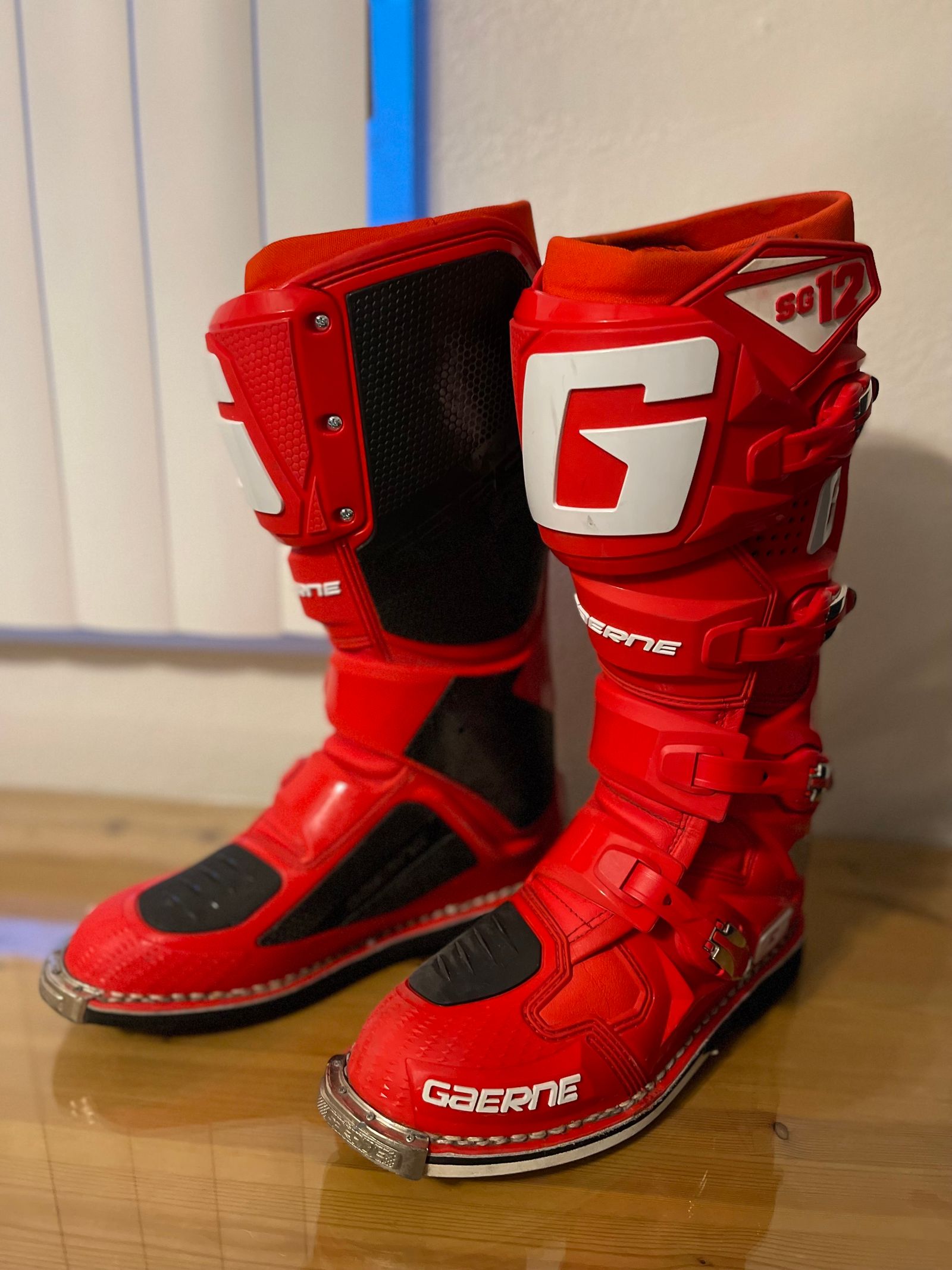 Gaerne SG12 RED Boots Size 9.5