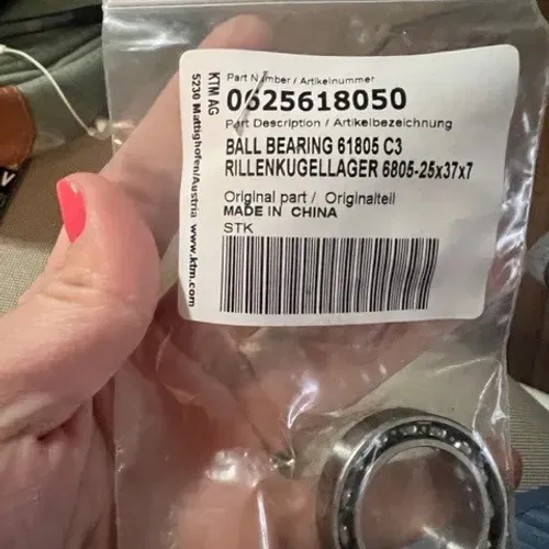 KTM BALL BEARING 61805 C3 0625618050