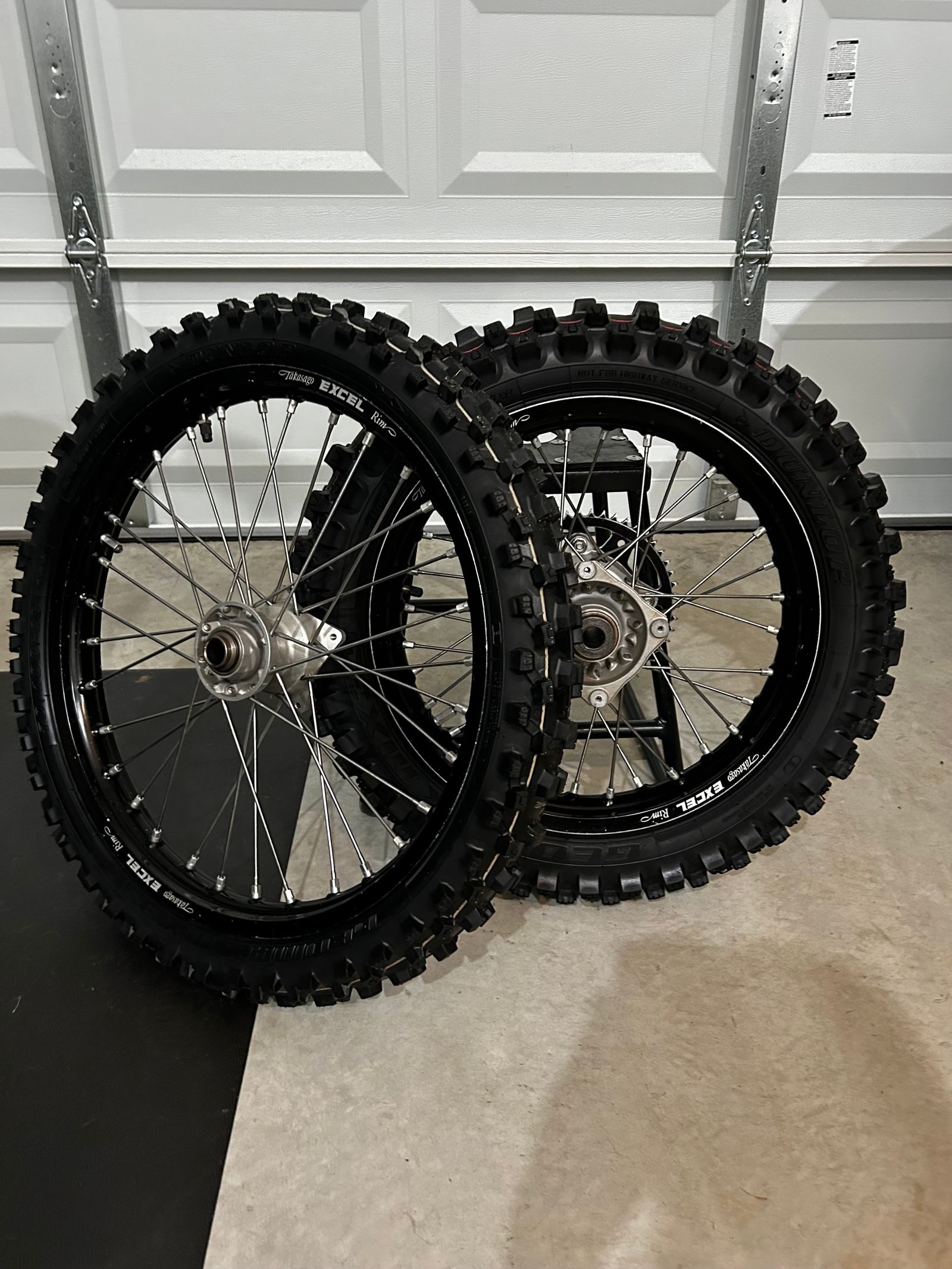 Black excel dirt bike rims on sale