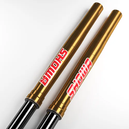 Red/Clear SHOWA Fork Stickers