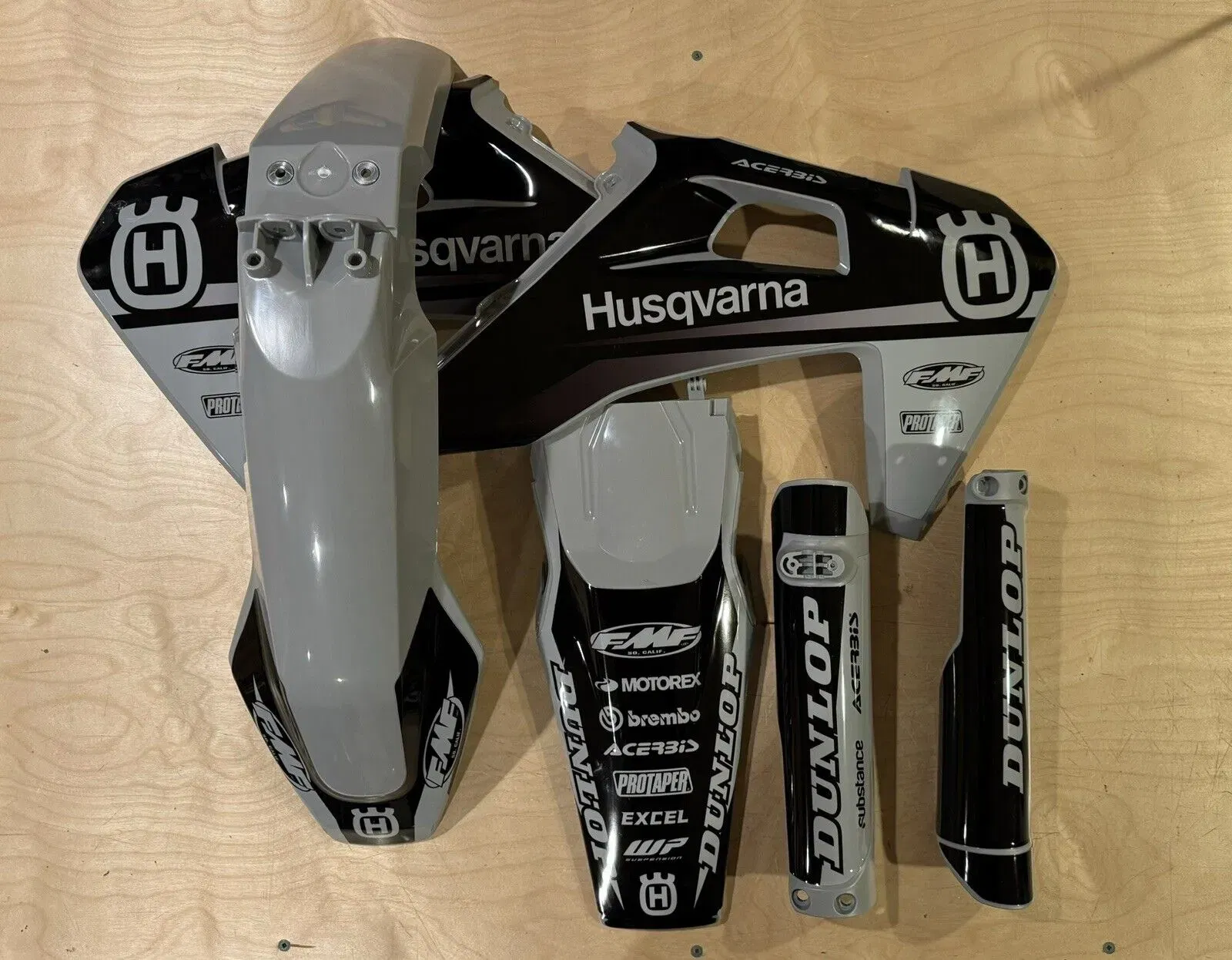 Husqvarna Acerbis Plastics Kit with Graphics FC250/350/450 TC 125