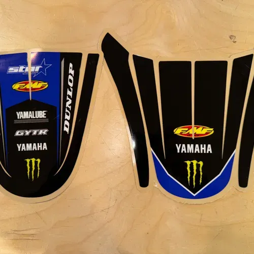 1990-2023 YAMAHA PW50 FACTORY GRAPHIC KIT with RIDER NUMBER MOTOCROSS DECALS