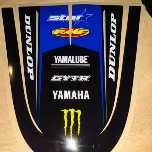 1990-2023 YAMAHA PW50 FACTORY GRAPHIC KIT with RIDER NUMBER MOTOCROSS DECALS