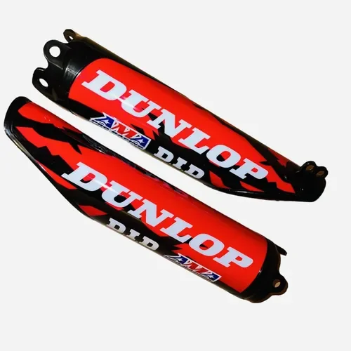 Honda Fork Guards CR125/250 CRF250/450 Black With Graphics Installed