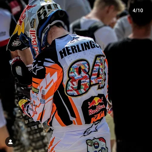 Jeffrey Herlings 102 Wins GP set Race Worn