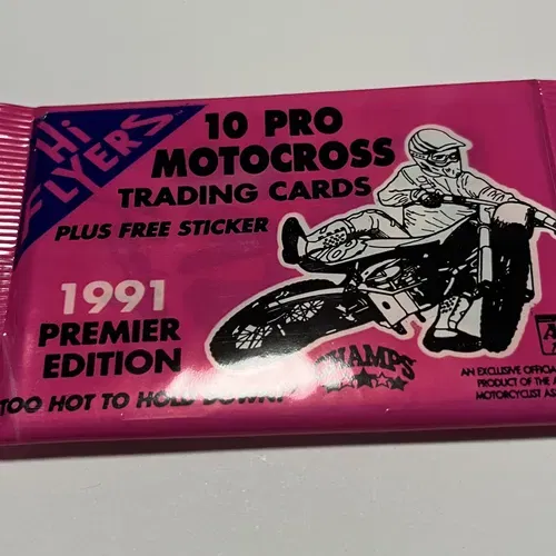1991 Champs Hi-Flyers Motocross Trading Cards