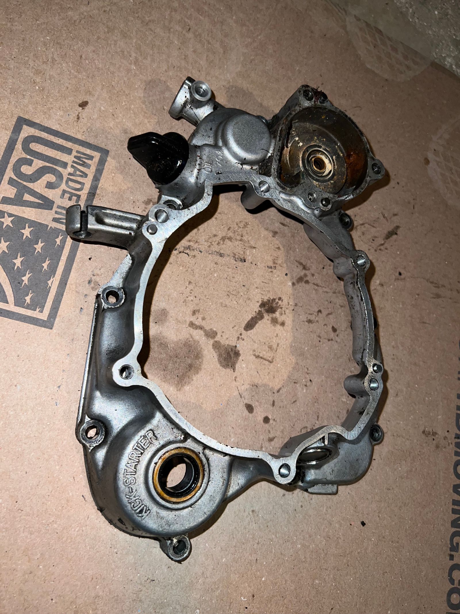 Kx100 clearance clutch cover