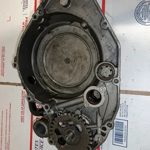 07-09 Ktm 450 Clutch Cover + Water Pump