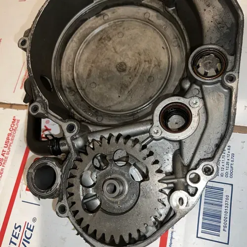 07-09 Ktm 450 Clutch Cover + Water Pump