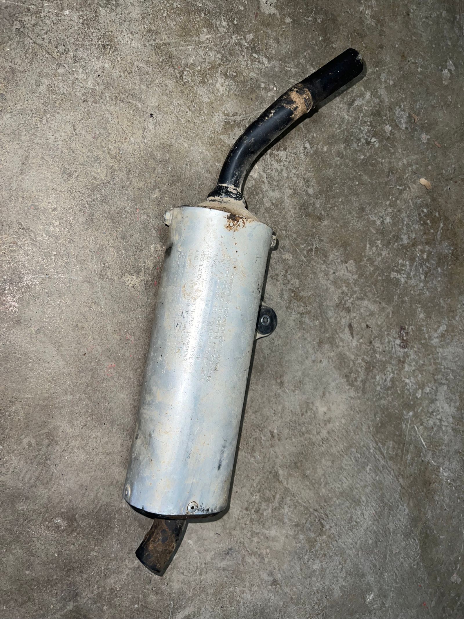 Cr80 exhaust outlet