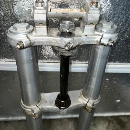 02-08 Ktm 65 Forks & Triple Clamps 