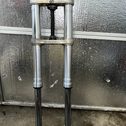 02-08 Ktm 65 Forks & Triple Clamps 