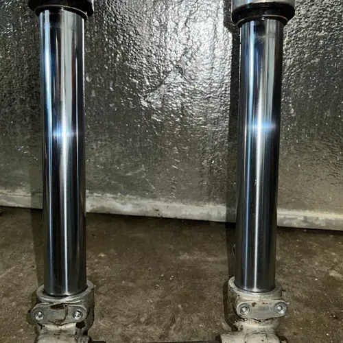 02-08 Ktm 65 Forks & Triple Clamps 