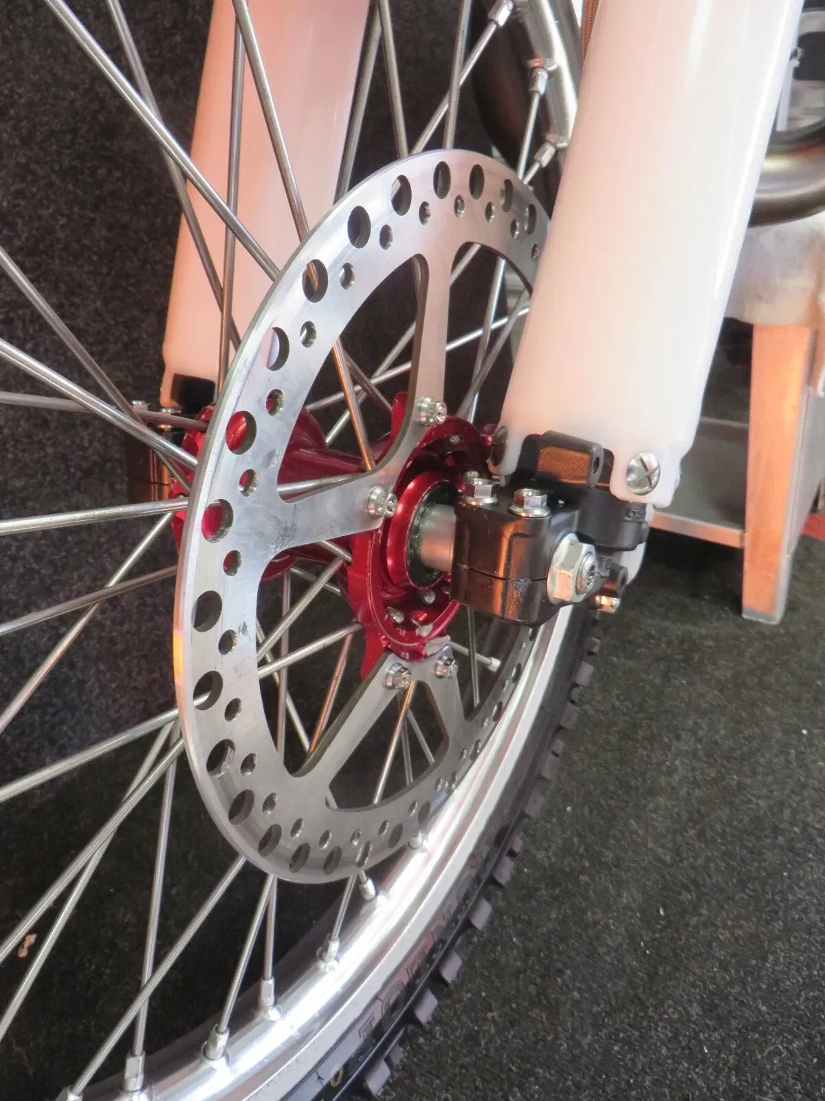 Honda CR125 2003 DOC WOB 280mm oversize front brake disc kit CR5429