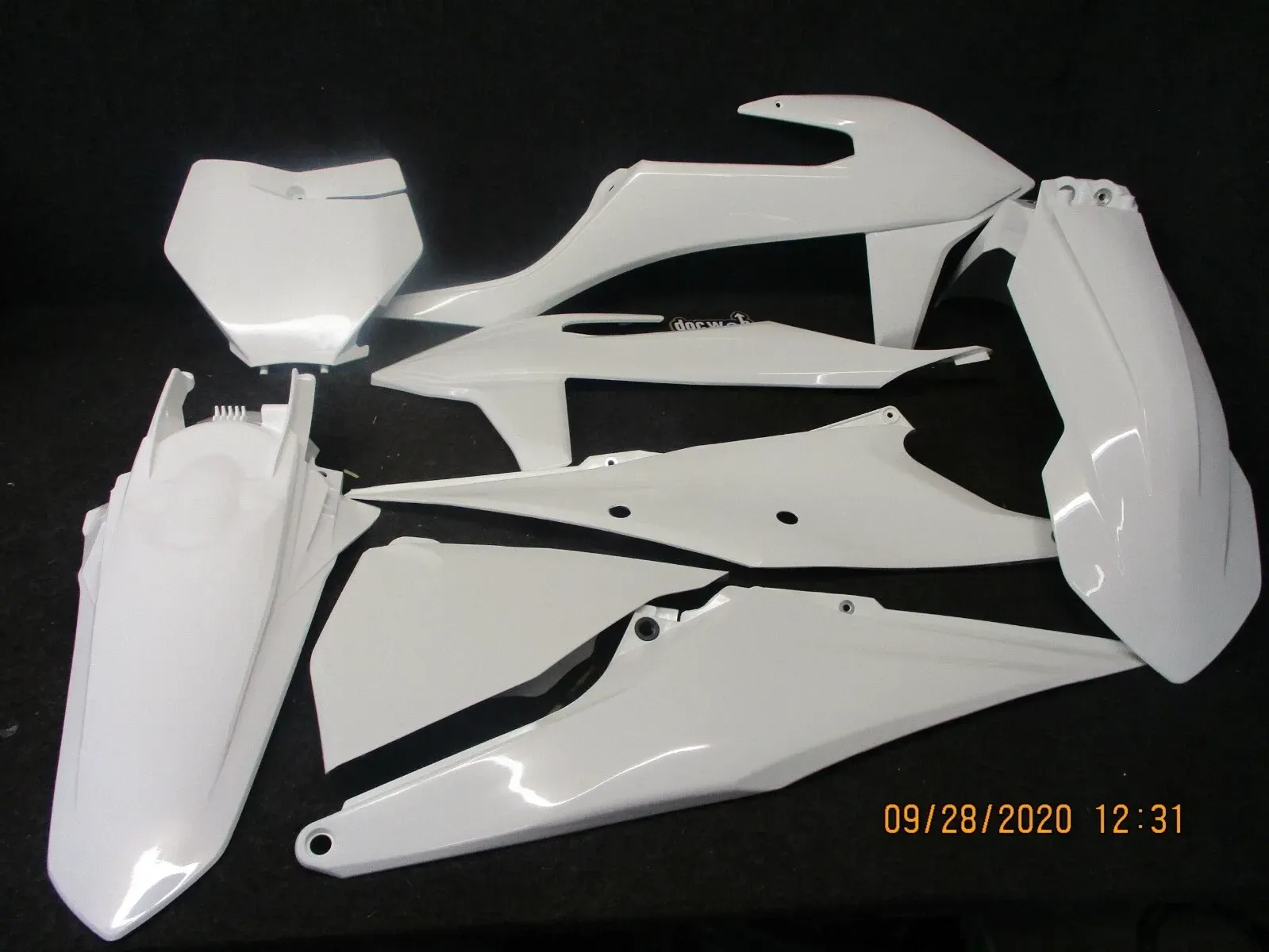 KTM SX125 SX150 SX250 2019-2021 X-FUN white complete full plastic kit PK4019