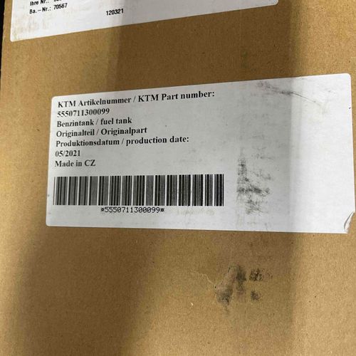 Ktm OEM Oversized Tank