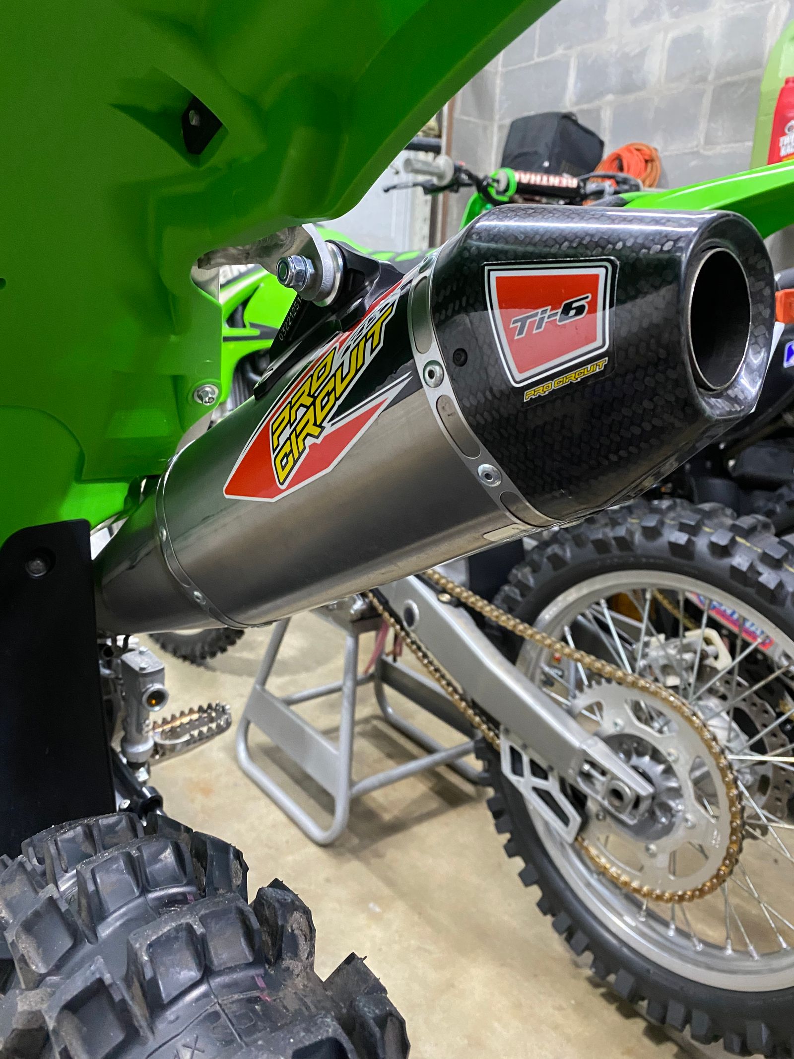 2021 2022 Kawasaki KX250F Pro Circuit Ti 6 Full Exhaust System