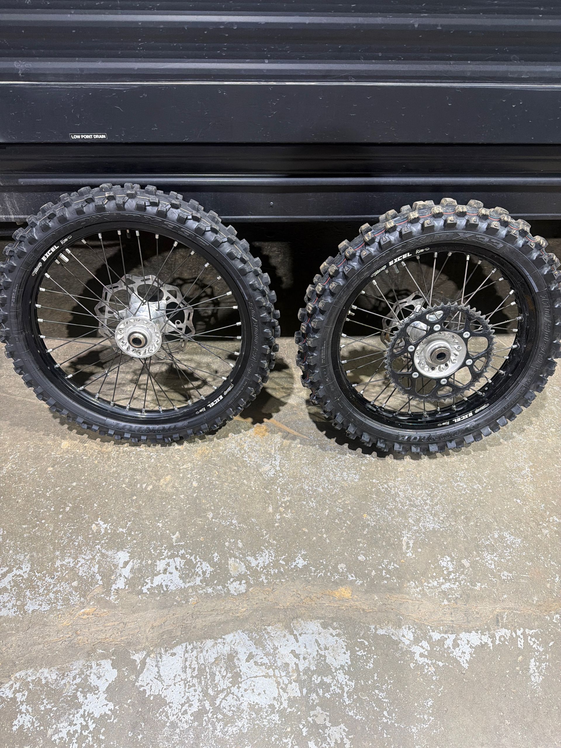 2024 KTM 350 SX-F Wheel Set OEM Excel Black Rims