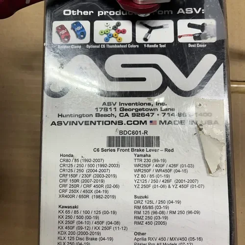 C6 series asv clutch and brake lever