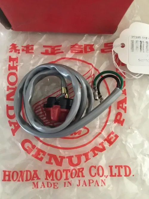 Nos Honda Atc 90 Stop Switch Assembly 35300-918-010