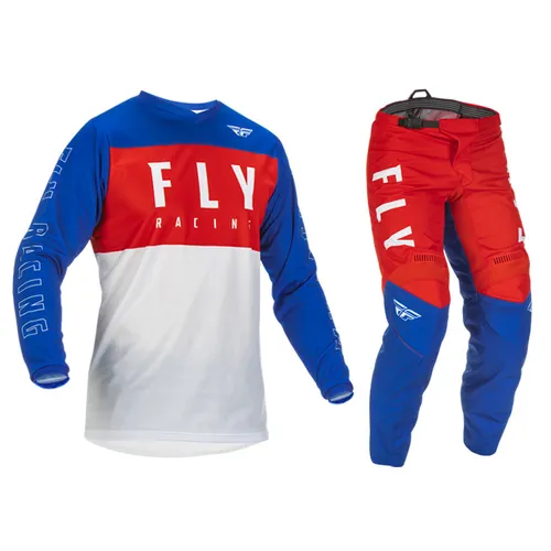 2022 FLY RACING F16 GEAR COMBO RED/ WHITE/ BLUE