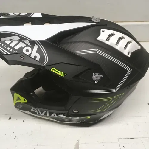 Airoh AVIATOR 3 Carbon Primal Yellow Matt (3k Carbon) Size S