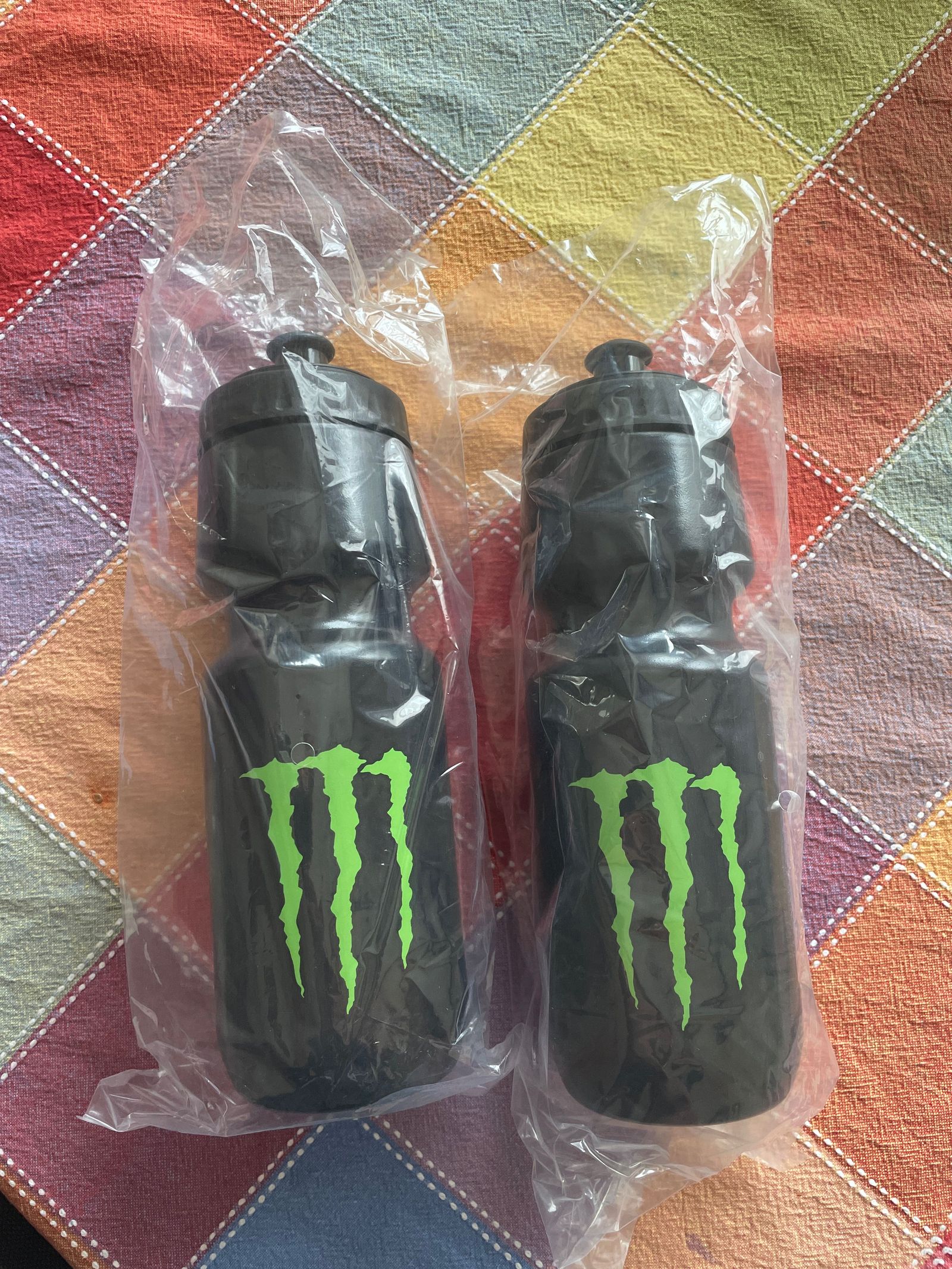 Official Team Monster Energy Reusable Water Drink Bottle Squeeze Sportcap