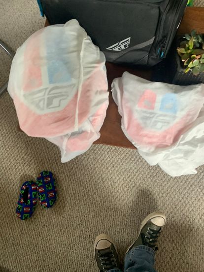Youth Fly Racing Helmets - Size L