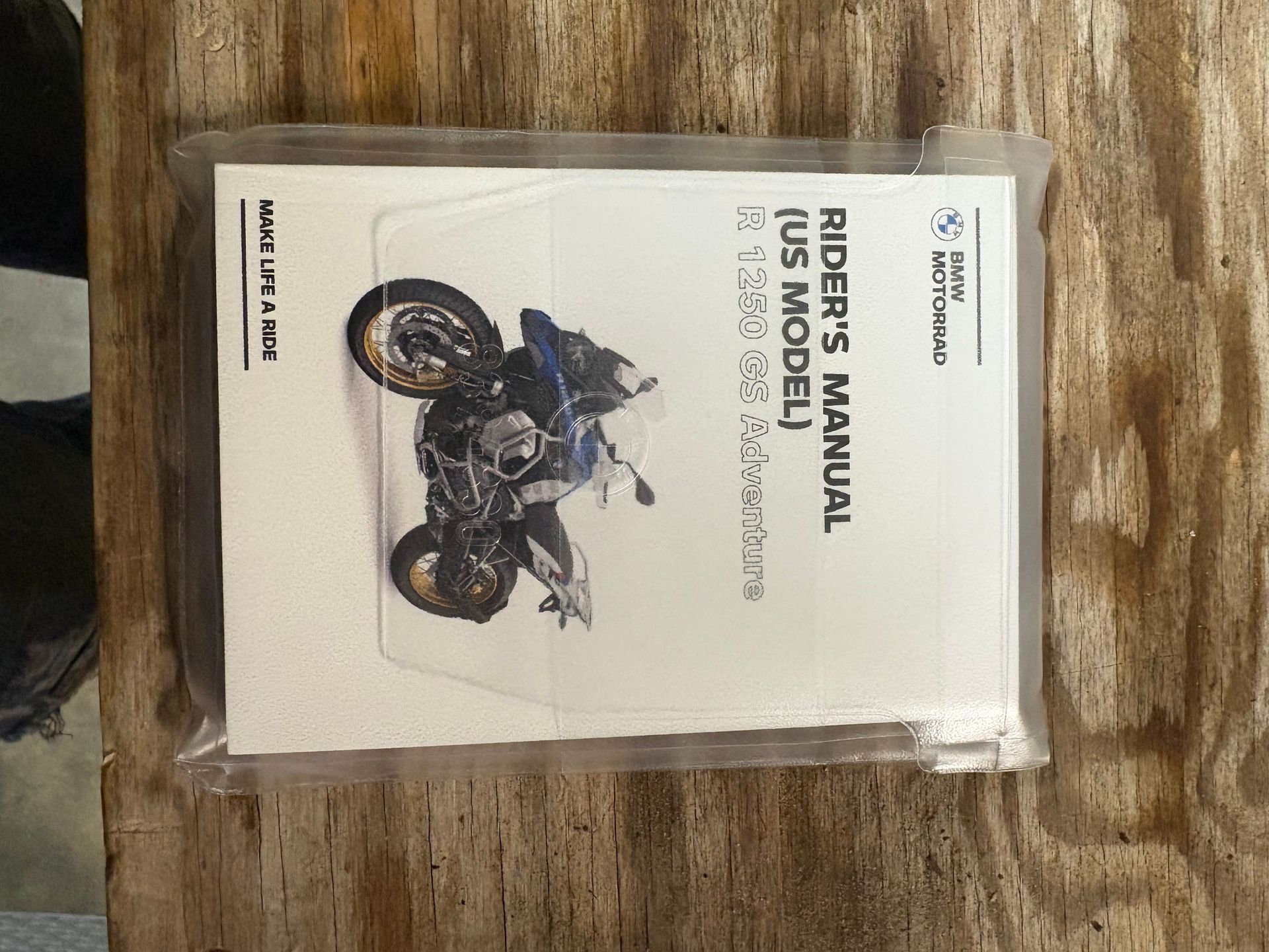 BMW 1250 Riders Manual 