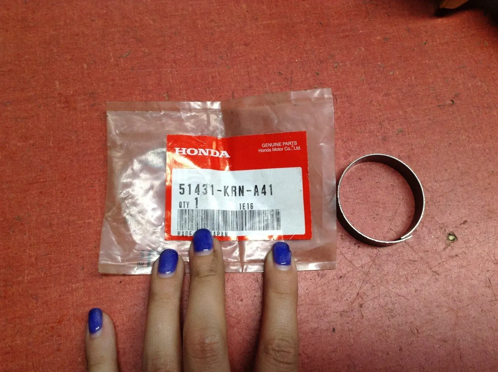 Honda 2010-2017 CR Slider Bush B 51431-KRN-A41 New OEM