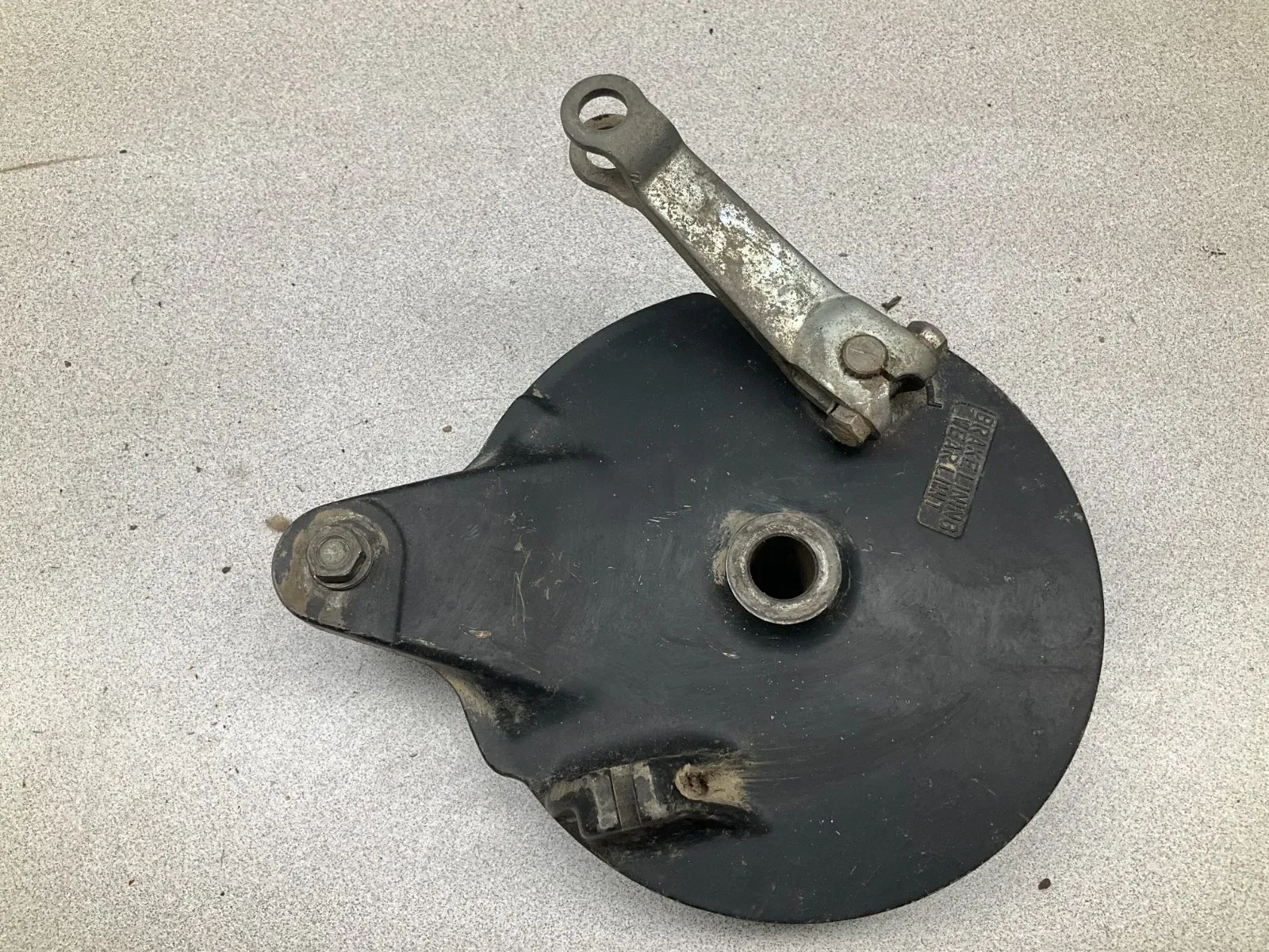 SUZUKI DS185 DS 185 REAR BRAKE BACKING PLATE HUB